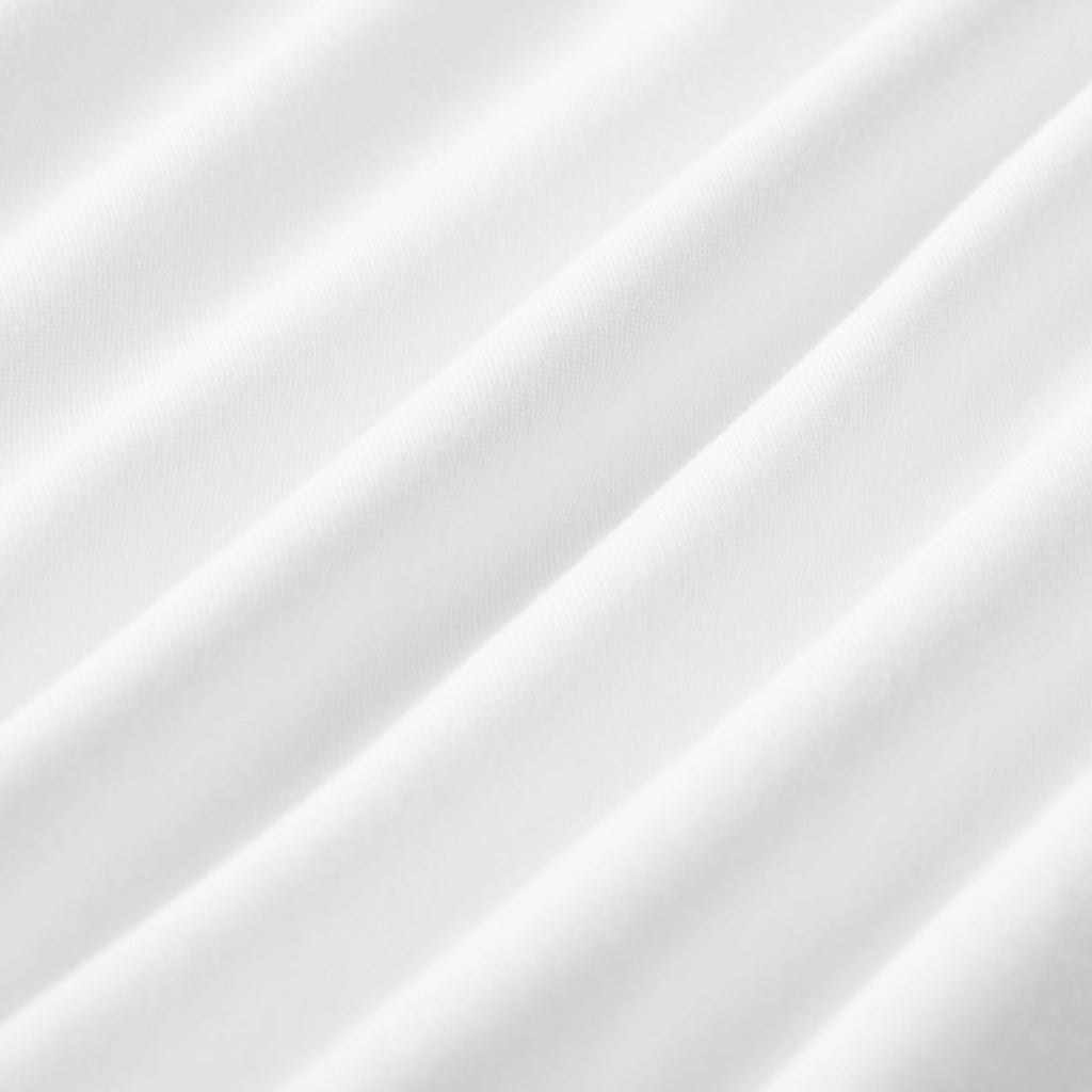 Close-up of super-soft organic cotton fabric used in the Precision Long Sleeve Tee.