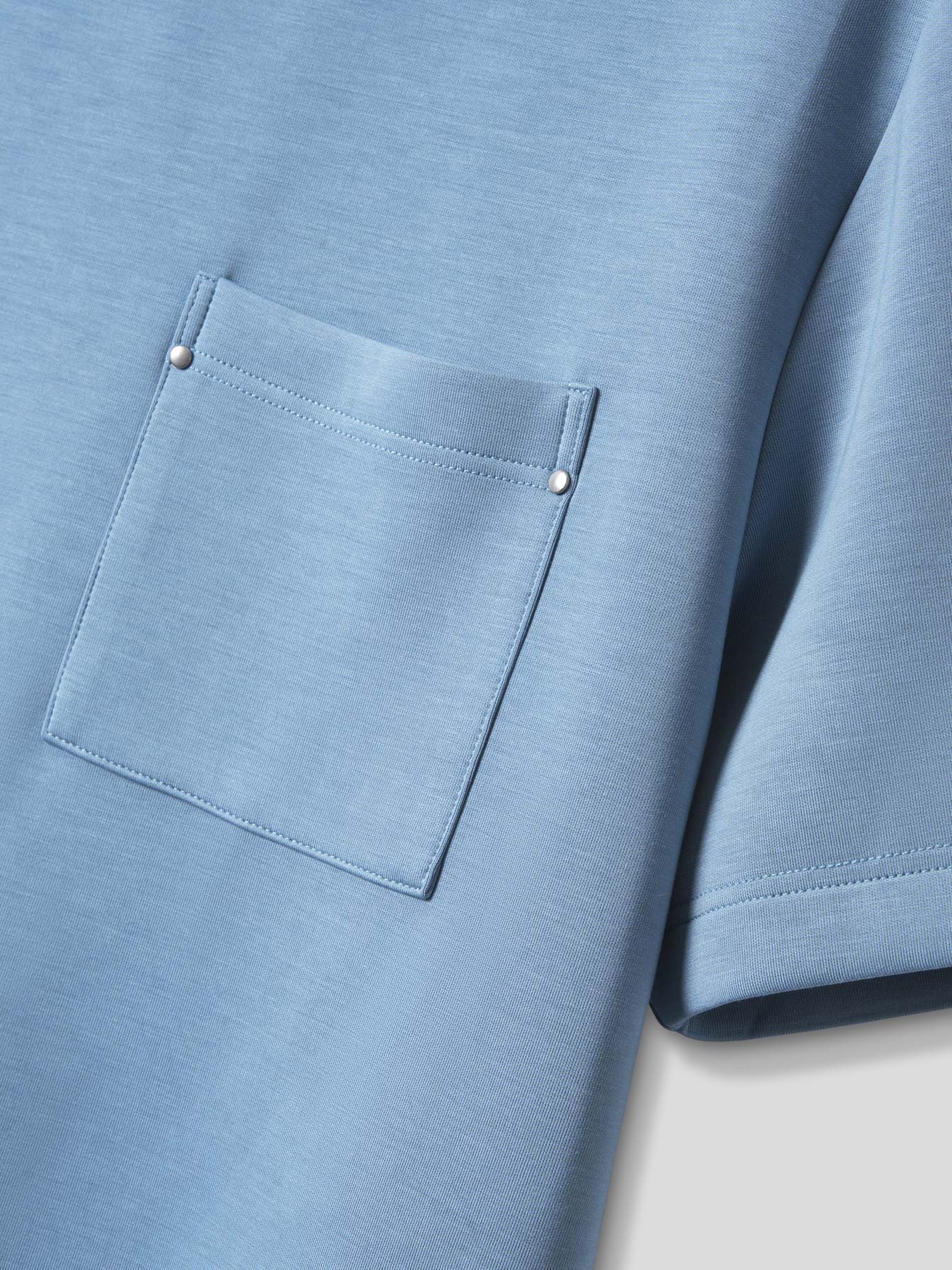 Modal Blend Pocket Tee with Rivet
