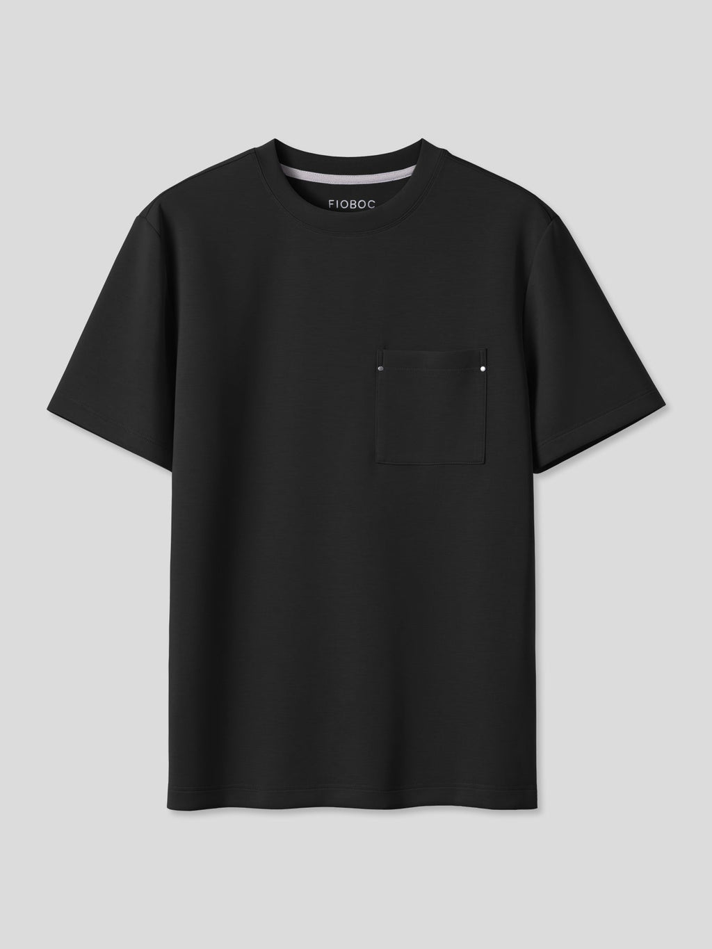 Modal Blend Pocket Tee with Rivet